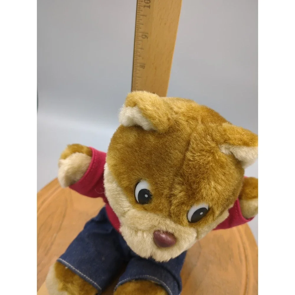 Vintage 1999 Shoney's Restaurant Shoney Bear Plush Overalls Stuffed Animal 10 In